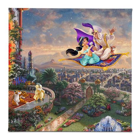 Aladdin Gallery Wrapped Canvas By Thomas Kinkade Studios