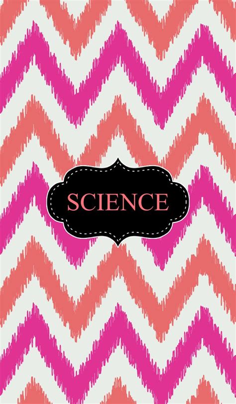 Science Binder Cover Printable
