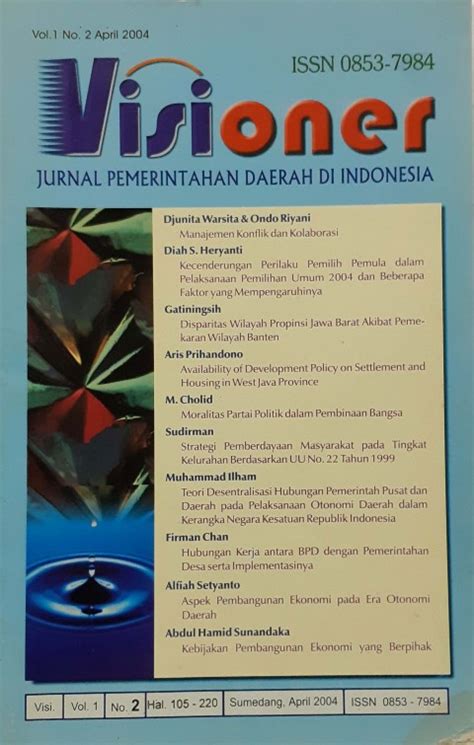 Disparitas Wilayah Propinsi Jawa Barat Akibat Pemekaran Wilayah Banten