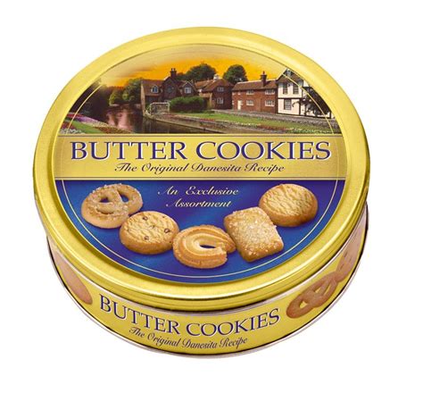 Make these tasty danish butter cookies for your next christmas or holiday party. Sótão do Artesanato: 30. Caixas de metal forradas