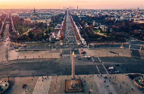 Place De La Concorde Aerial View In Paris France By Dutourdumonde