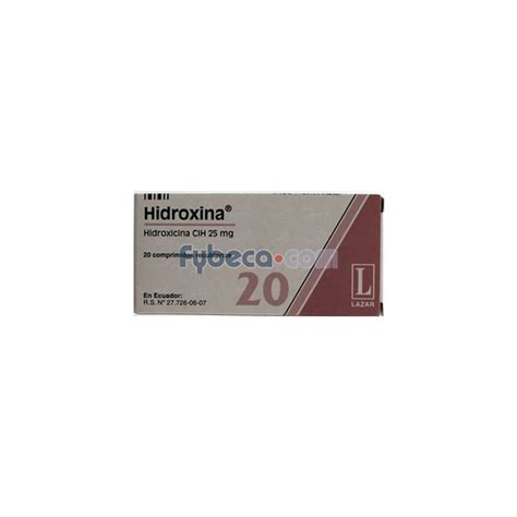 Hidroxina Comp 25 Mg C 20 Suelta Fybeca