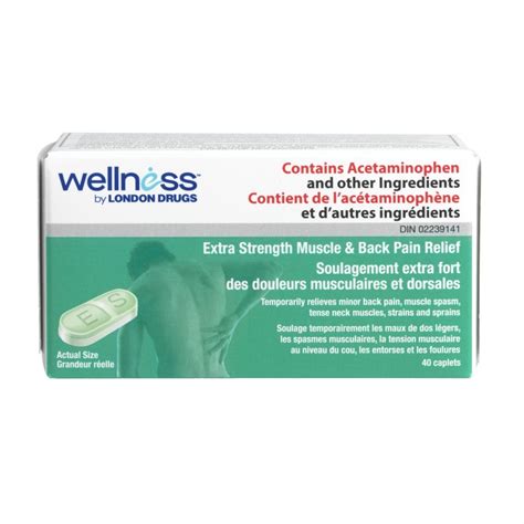 Wellness By London Drugs Extra Strength Muscle And Back Relief 40s