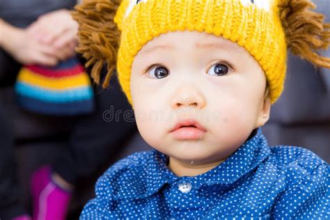 Asian Baby Boy Feeling Sad Stock Photo Image Of Small 36192704