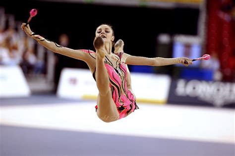 September Budapest Hungary Rhythmic Gymnastic Star Anna