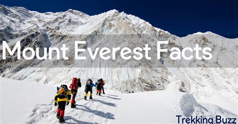 Interesting Facts About Mount Everest Trekking Buzz Trekking In