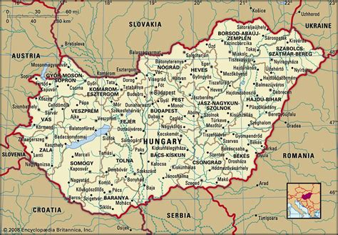 Карта Венгрии географическое описание страны столица информация факт
