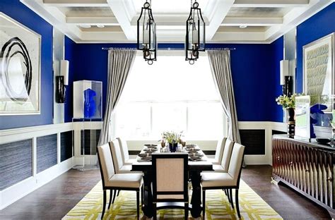 Royal Blue Living Room View In Gallery Fabulous Dining Room In