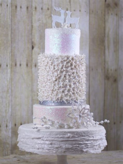 Sketch To Cake Ginger Soaves White Christmas Wedding Cake