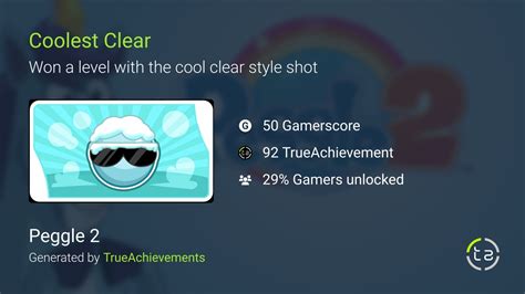 Coolest Clear Achievement In Peggle 2