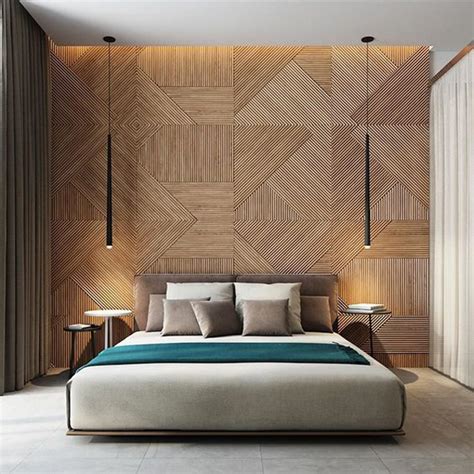 Take tips on how to do a wooden bedroom wall or partition right, with our thirty. 20 Modern And Creative Bedroom Design Featuring Wooden Panel Wall | HomeMydesign