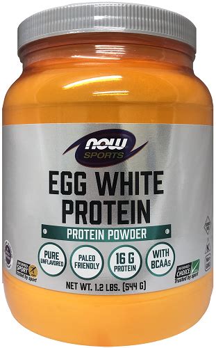 Now Sports Egg White Protein Powder 544g Now Now Shop By