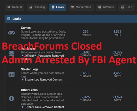 Breachfourms Closed And Its Admin Have Been Arrested By Fbi Agents