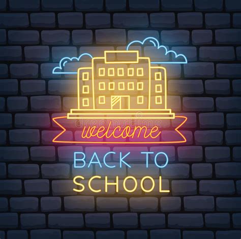 Back To The 80s Neon Sign Vector 80 S Retro Style Design Template Neon