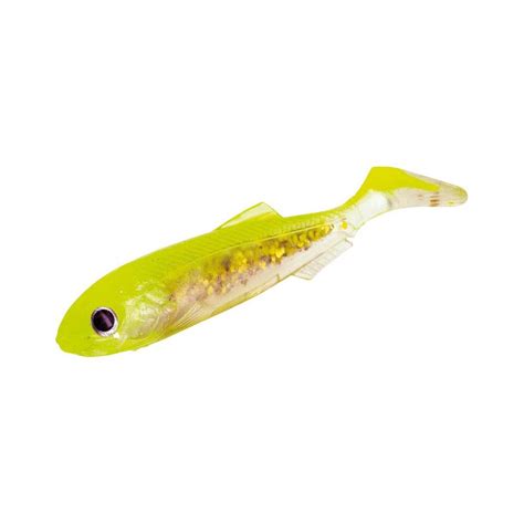Molix Rt Shad Soft Plastic Lure 55in Yellow Back Gold Flake Bcf
