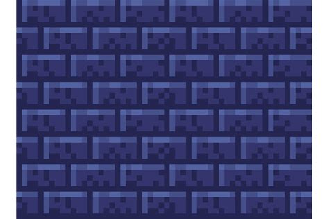 Pixel Brick Wall Seamless Pattern Wallpaper Stone By Tartila