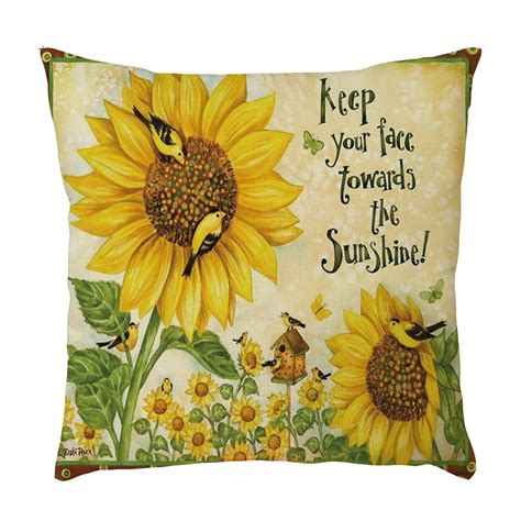 2018 new sunflower printed throw pillow case decorative pillows cover for sofa seat cushion