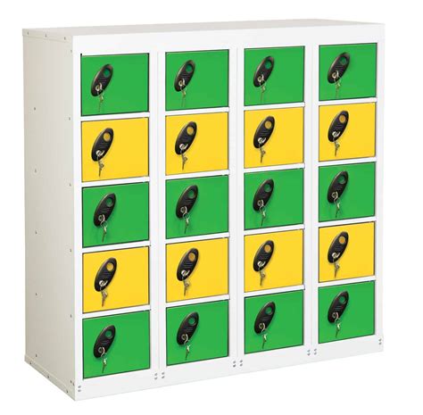 20 Multi Door Low Stackable Lockers Racking 365