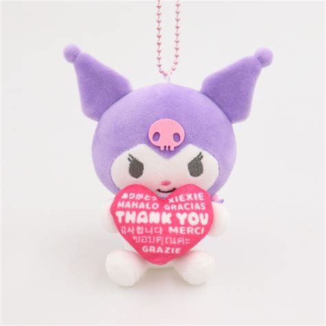 Sanrio Kuromi Thank You Heart Mascot Muchwow Shop