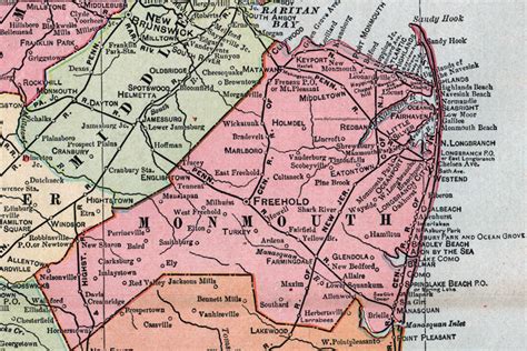 Map Of Monmouth County Nj Maps Catalog Online