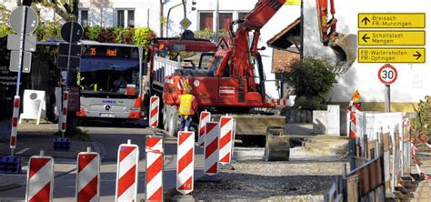 Auf Der Ortsdurchfahrt Wird Es Eng Freiburg Badische Zeitung