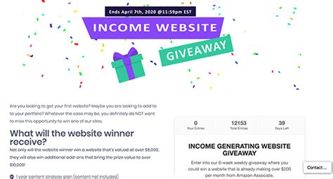 12 Giveaway Landing Page Examples And Easy Step By Step Guide