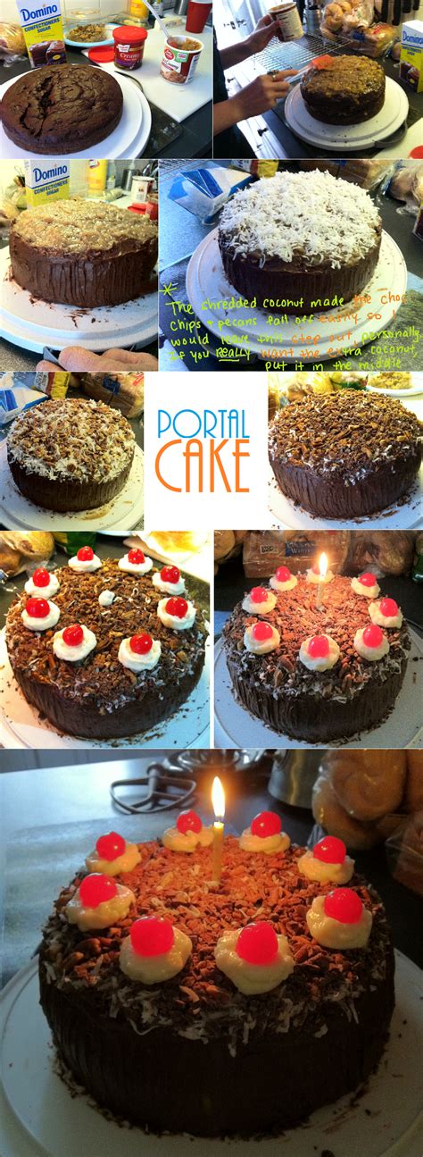 Portal Cake By Omgshira On Deviantart