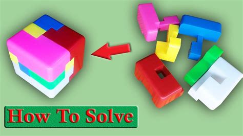 How To Solve Plastic Cube Puzzle Brain Teasers For Kids Children And