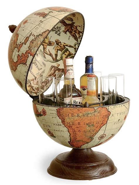 Small World Globe Bar Italian Free Shipping To The Usa And Canada