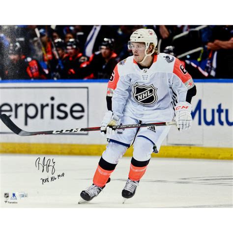 brock boeser vancouver canucks autographed 16 x 20 all star game skating photograph with 2018