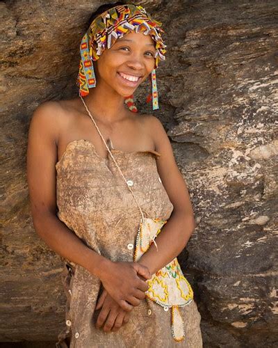 Girl In Namibia San Bushman Girl Na An Ku Se Wildlife Flickr