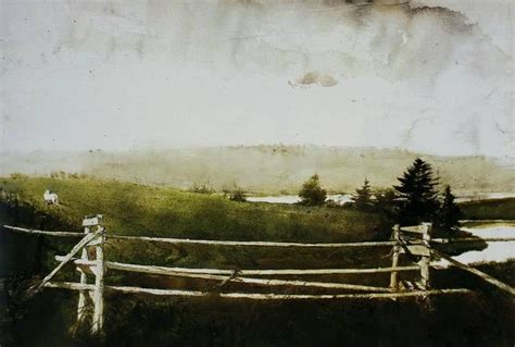 Andrew Wyeth 1917 — 2009 Usa Toll Gate Watercolor Andrew Wyeth