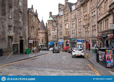 Streets Of Edinburgh City Editorial Stock Image Image Of Medieval