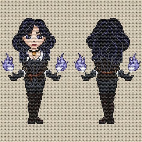 The Witcher Yennefer Cross Stitch Pattern Designed By Your Briar Patch