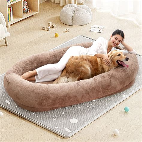 Handzt Human Dog Bed For People Adults Giant Dog Bed For Humans 71x47