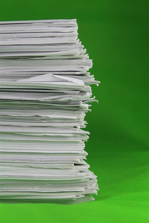 Stack Of Papers Green Chroma Key Bg For Easy Removal Phillip Wong