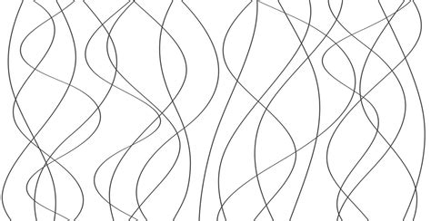 Hand Drawn Lines Abstract Pattern Wave Simple Seamless Smooth Pattern