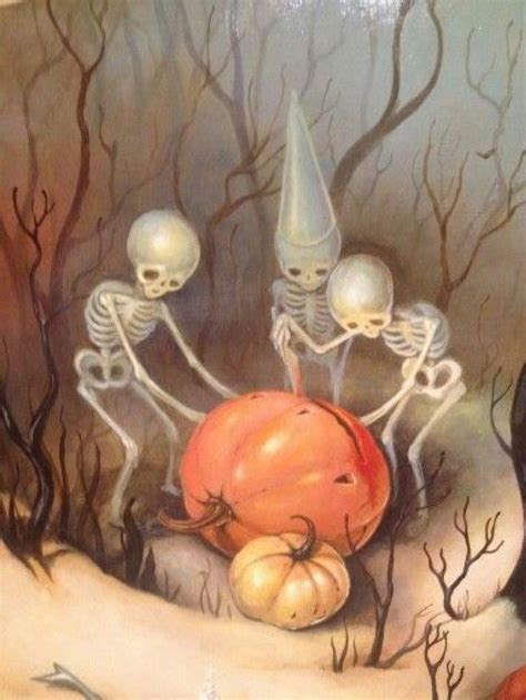 Vintage Halloween Painting