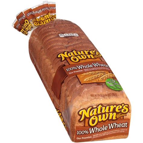 Natures Own 100 Whole Wheat Bread Hy Vee Aisles Online Grocery Shopping
