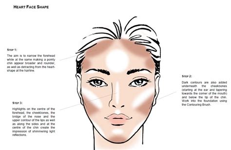 How To Contour Different Face Shapes Face Chart Tutorial By Catrice
