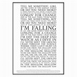 Shallow Song Lyrics Print Official Licensed Print Poster - Etsy Canada