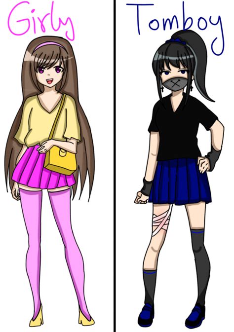 Girly Or Tomboy Which Do You Prefer More Cul Illustrations Art Street