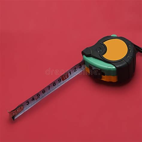 Construction Measuring Tape To Measure Stock Image Image Of