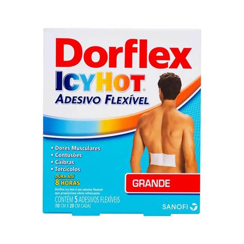 Dorflex Icy Hot Adesivo Flexível Grande Preço E Para Que Serve Droga Raia
