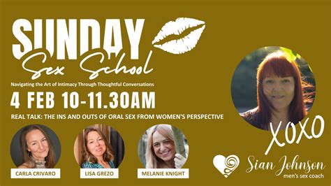 Sunday Sex School Real Talk The Ins And Outs Of Oral Sex From Womens Perspective Sian Johnson