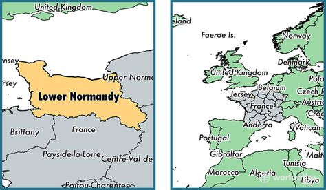Where Is Lower Normandy Metropolitan Region Where Is Lower Normandy