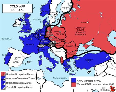 Cold War Europe Diagram Quizlet