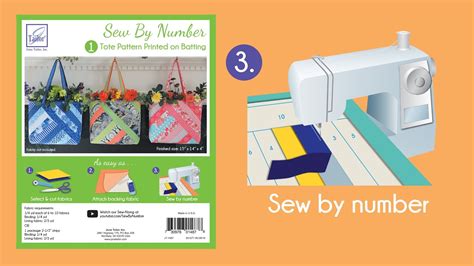 Sew By Number Tote Step 3 Sew Youtube