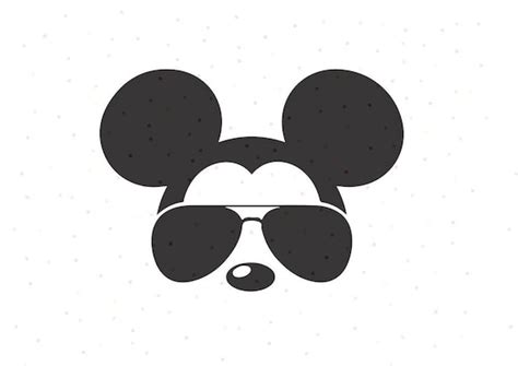 Mickey Mouse Sunglasses Svg Png Instant Download Cricut Etsy