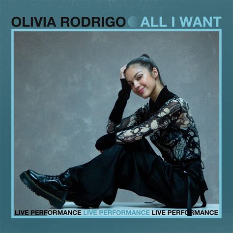 Olivia Rodrigo All I Want Live At Vevo Lyrics Genius Lyrics